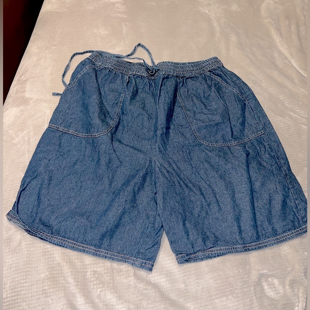 Women’s Argee Blue Denim Shorts 1X